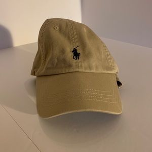 Polo by Ralph Lauren Tan/Navy Logo Hat